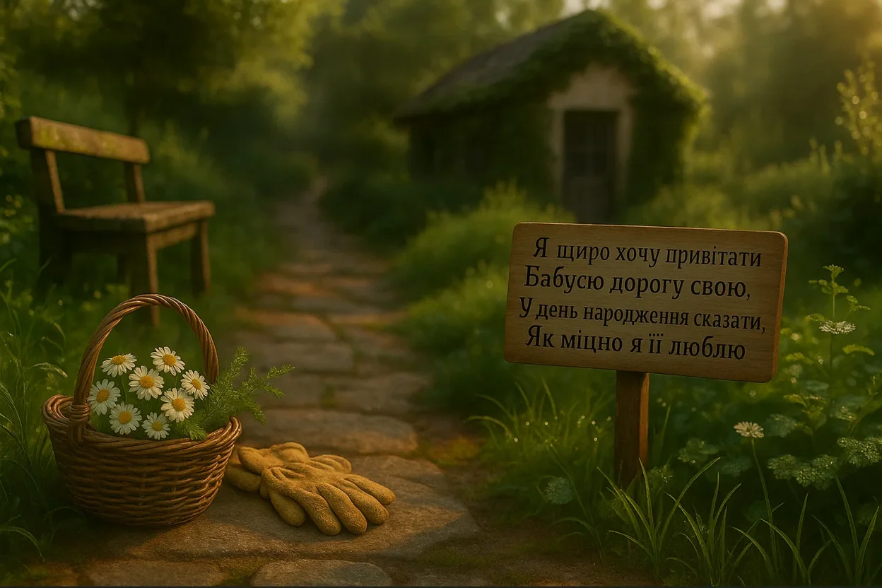 Привітання для бабусі