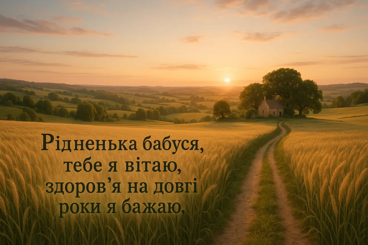 Привітання для бабусі