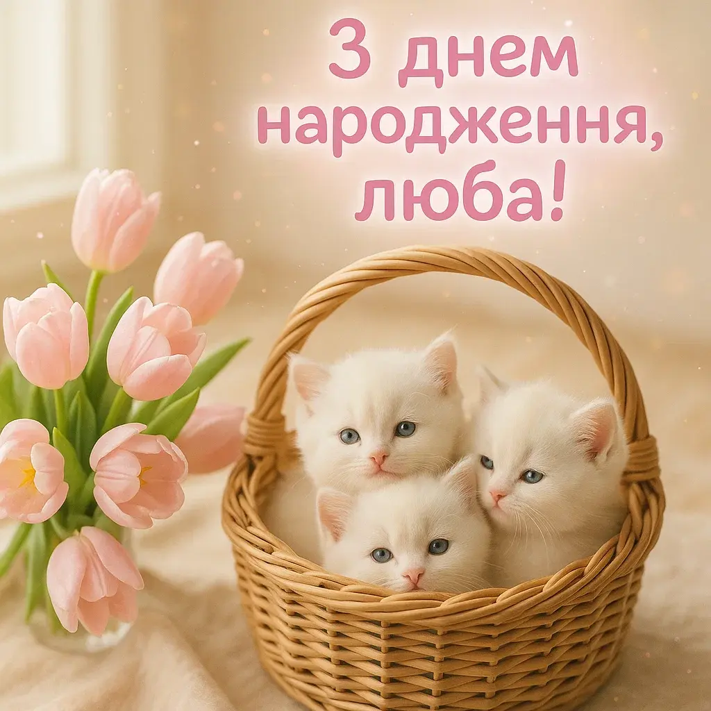 Привітання з днем народження для дитини дівчинки