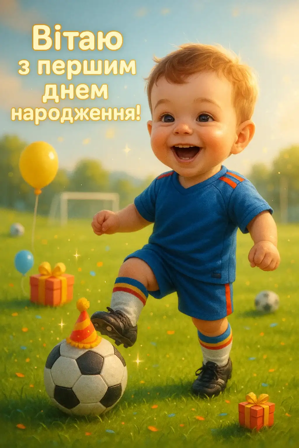 Привітання з 1 рочком хлопчику