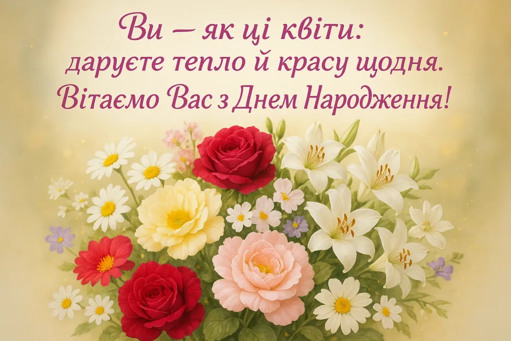 Привітання з днем народження вчительці класного керівника