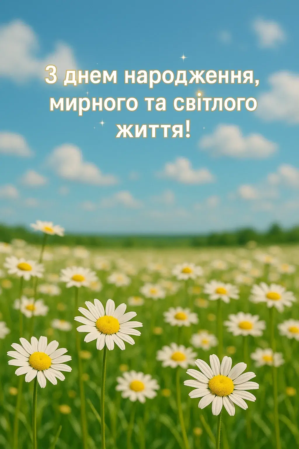 Привітання з днем народження простими словами