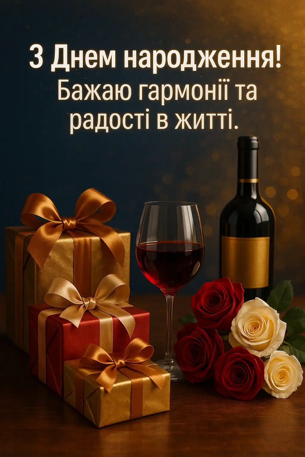 Привітання з днем народження простими словами