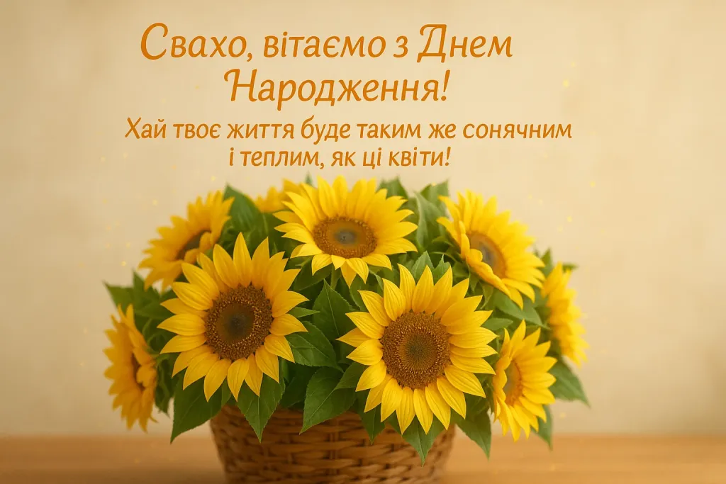 Привітання з днем народження свасі