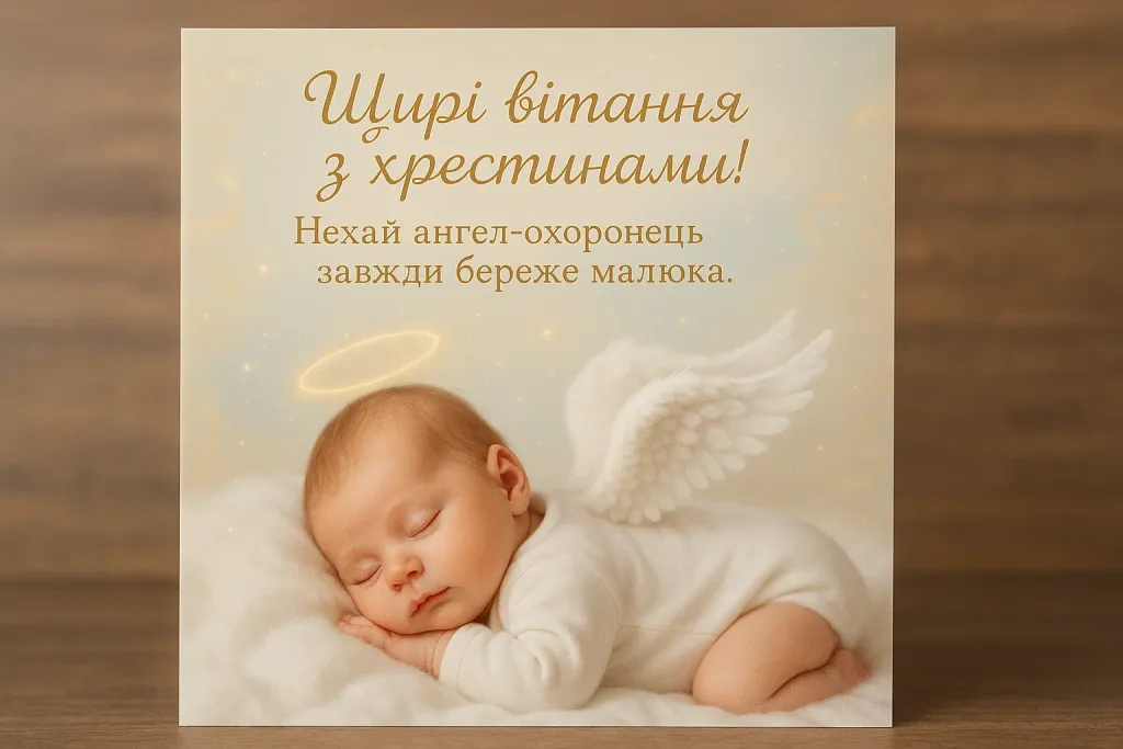 Привітання з хрестинами