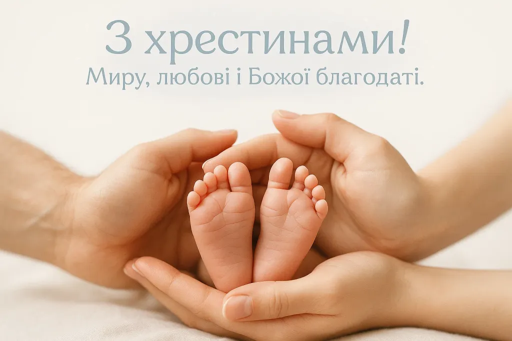 Привітання з хрестинами