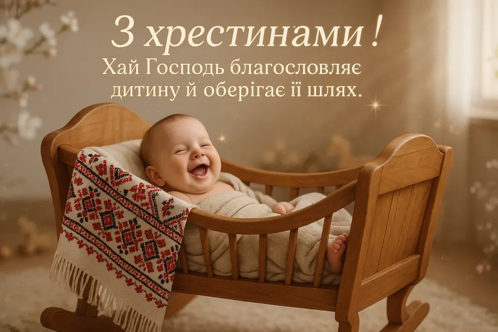 Привітання з хрестинами