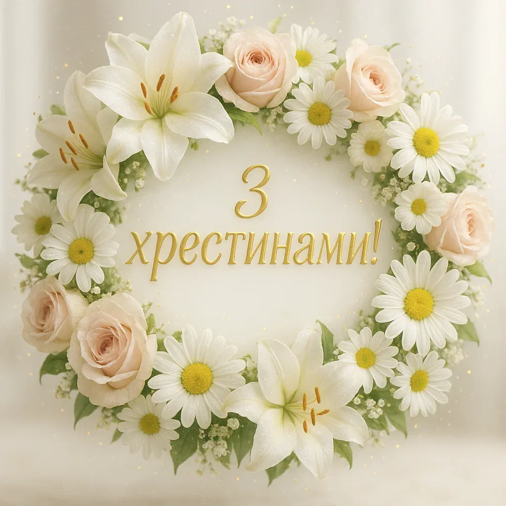 Привітання з хрестинами