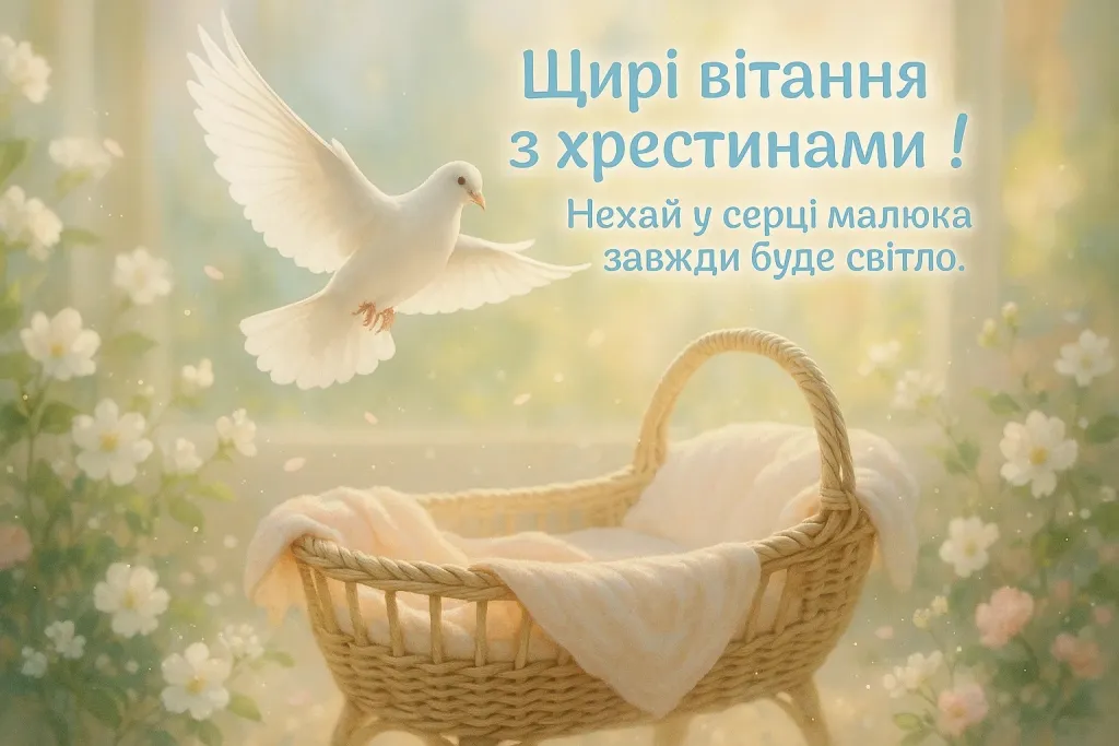 Привітання з хрестинами
