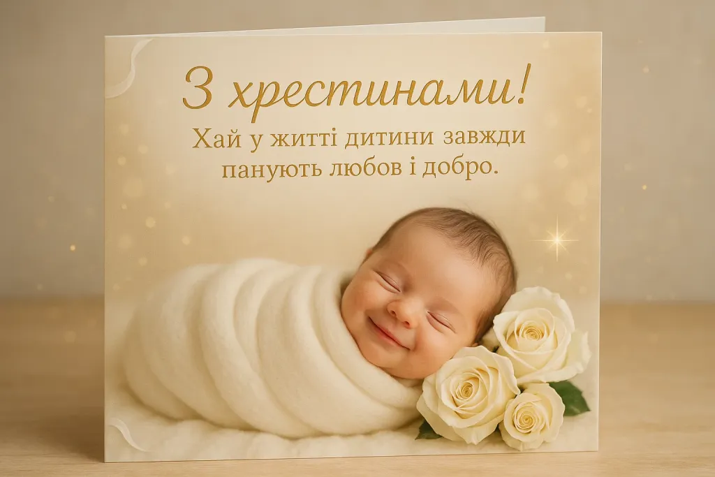 Привітання з хрестинами