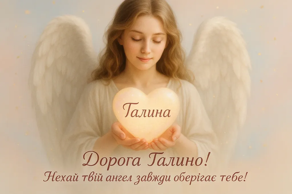 Привітання з днем ангела Галини для Галі