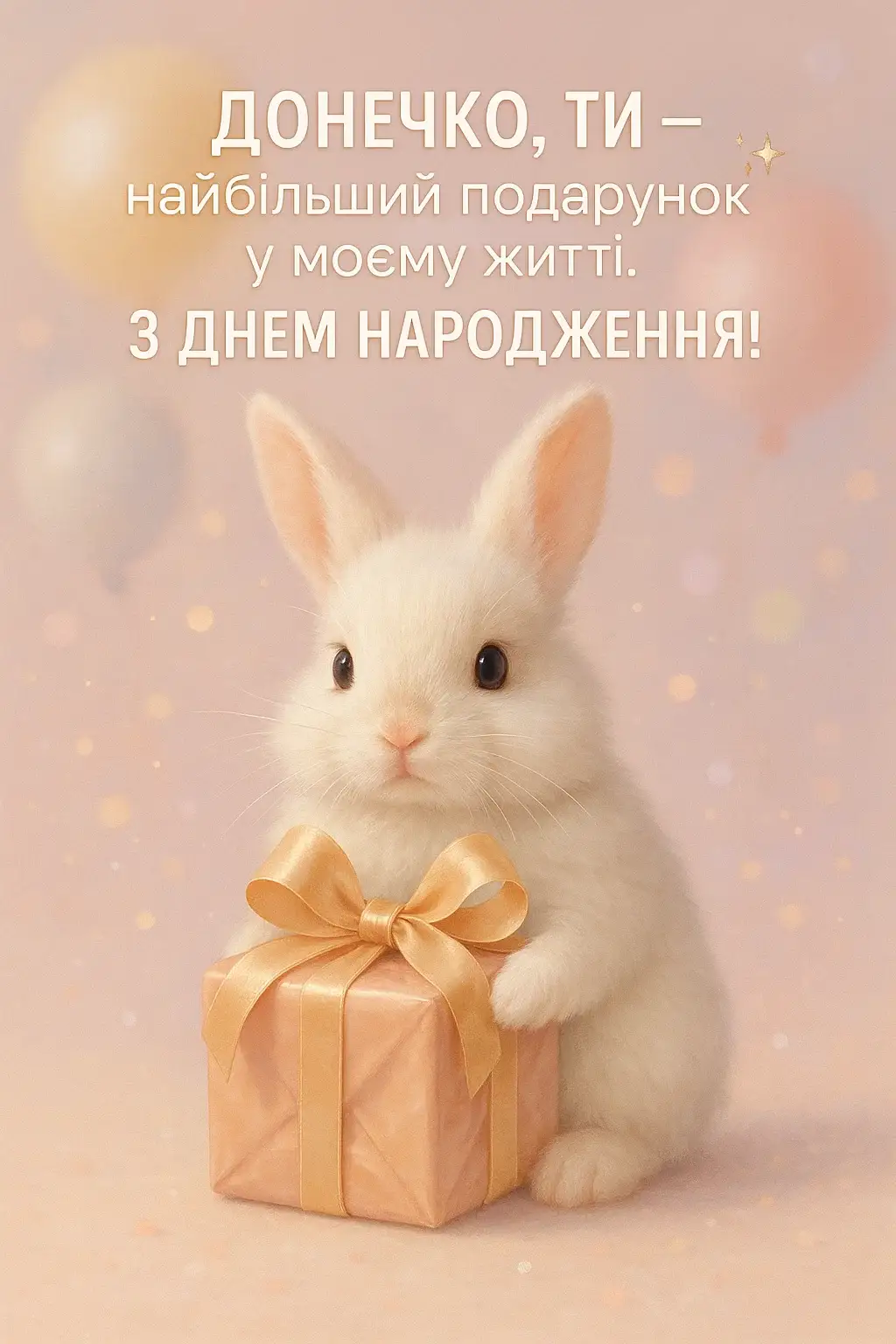 Короткі привітання з днем народження донечці