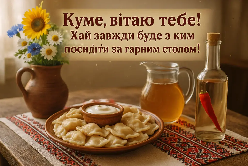 Привітання з днем народження для кума своїми словами Привітання з днем народження для кума своїми словами