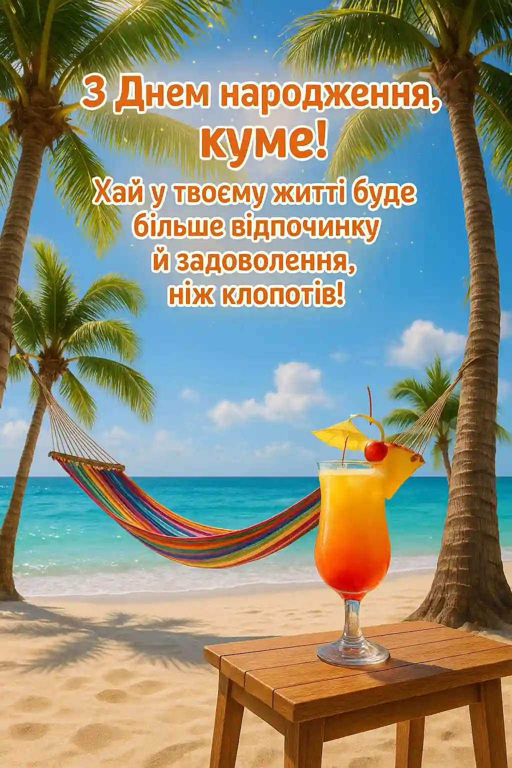 Привітання з днем народження для кума своїми словами Привітання з днем народження для кума своїми словами