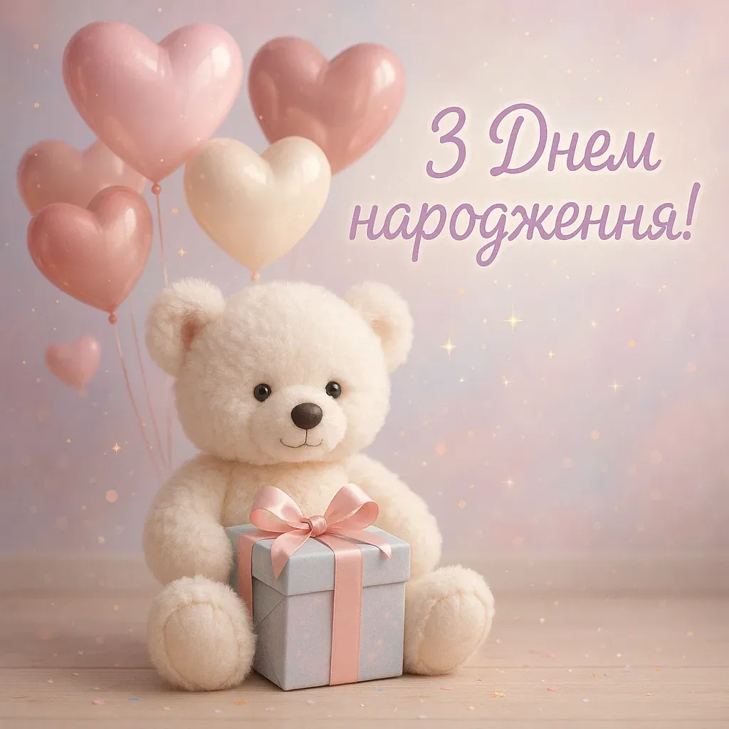 Привітання з днем народження для дівчат