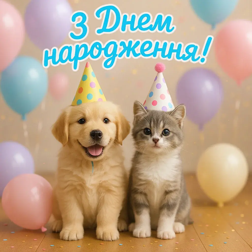Привітання з днем народження для дівчат