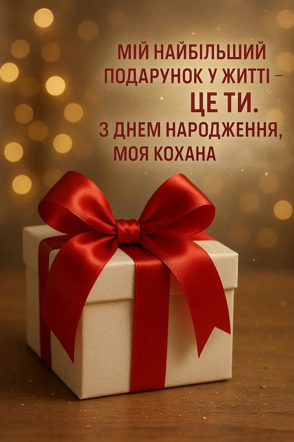 Привітання коханій дружині з днем народження
