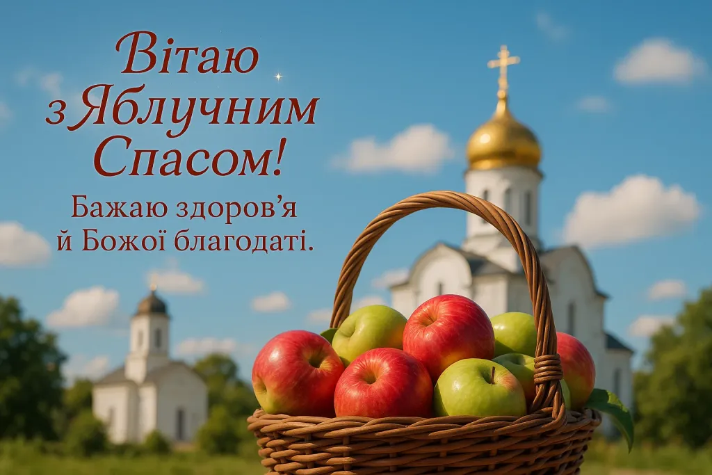 Привітання з яблучним спасом