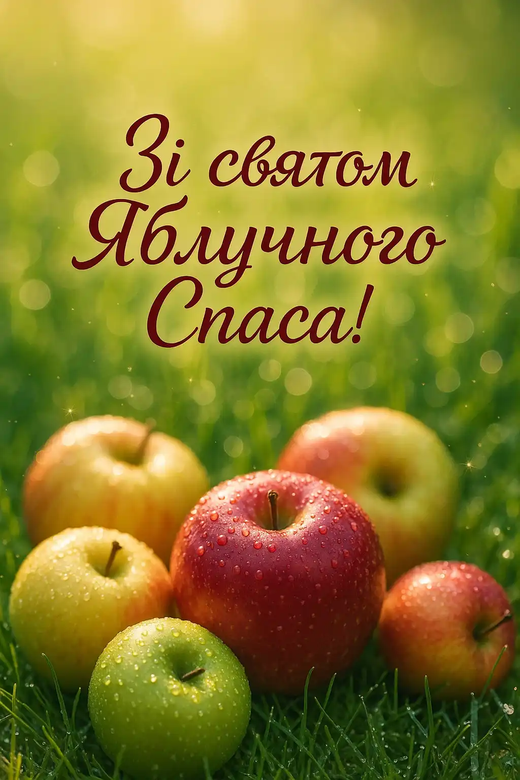 Привітання з яблучним спасом