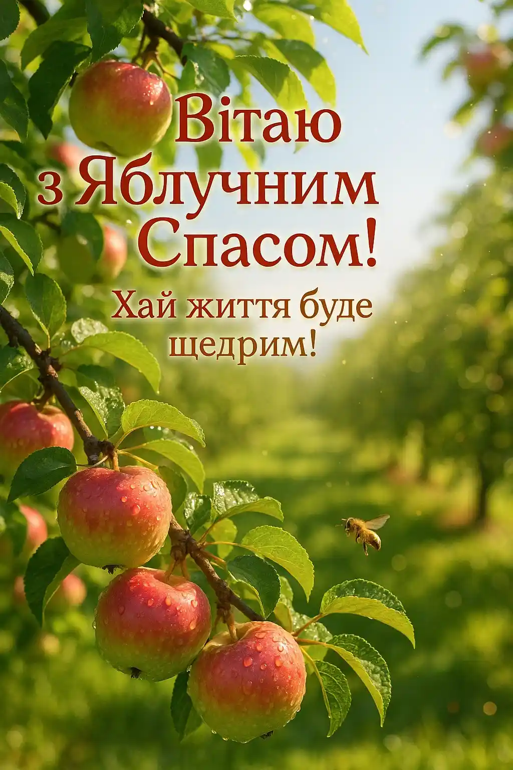 Привітання з яблучним спасом