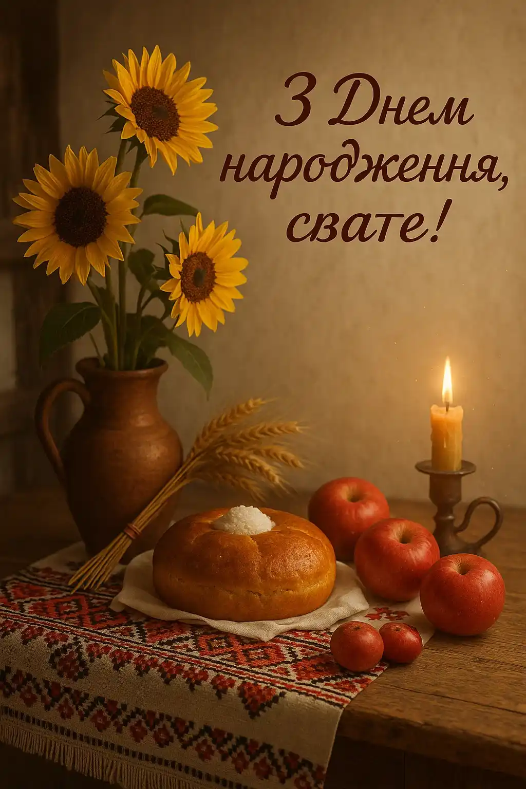 Привітання з днем народження свату