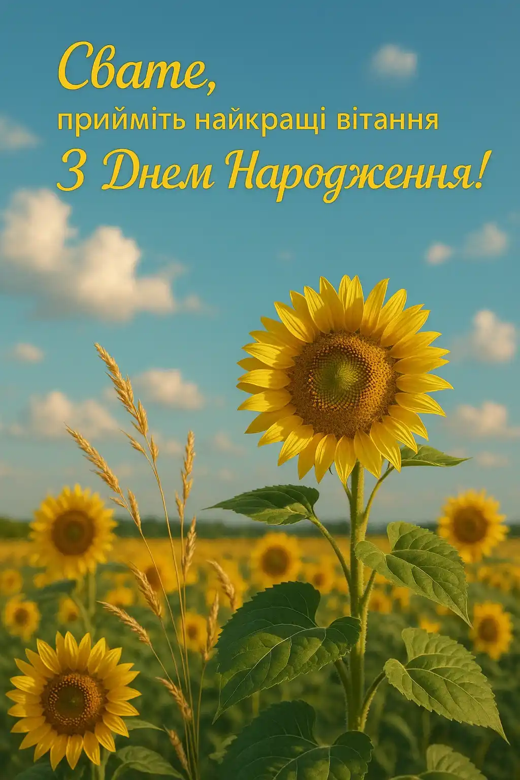 Привітання з днем народження свату