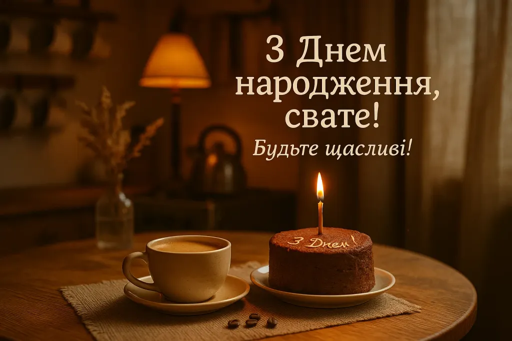 Привітання з днем народження свату