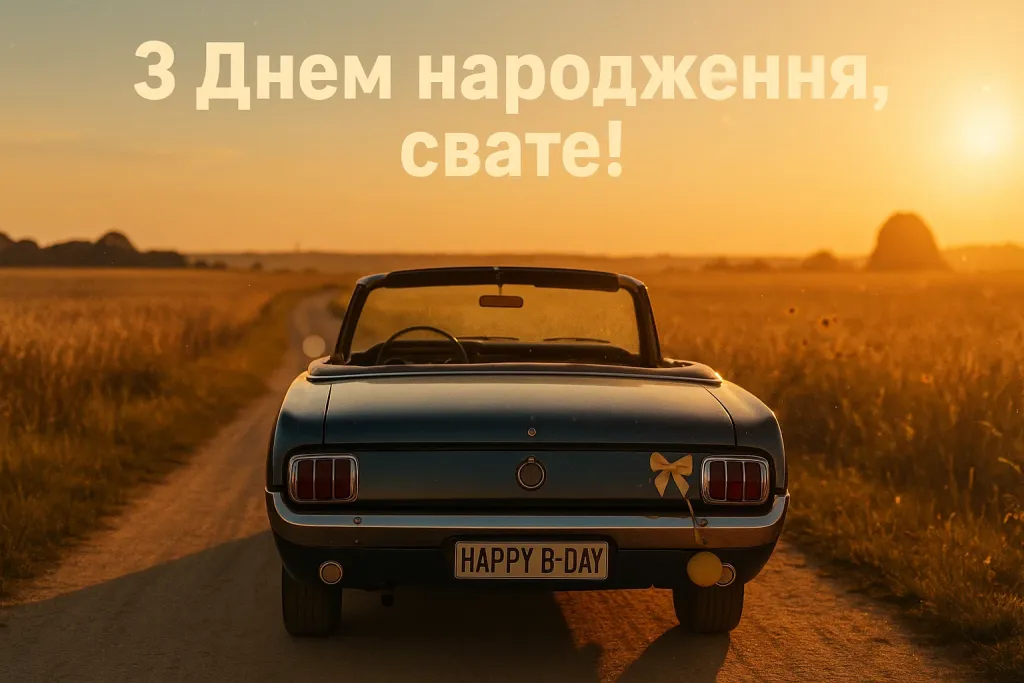 Привітання з днем народження свату
