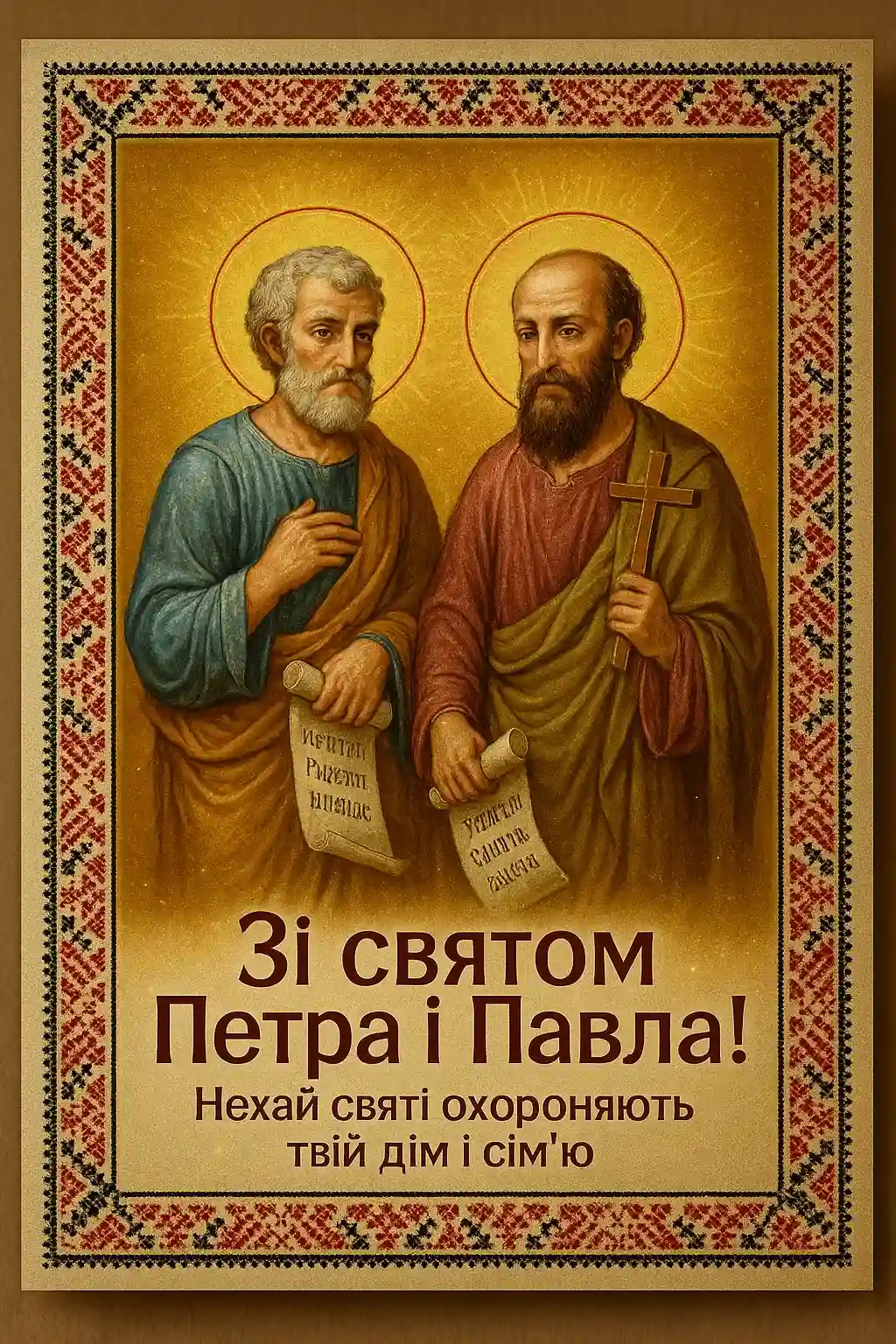 Привітання з Петра і Павла