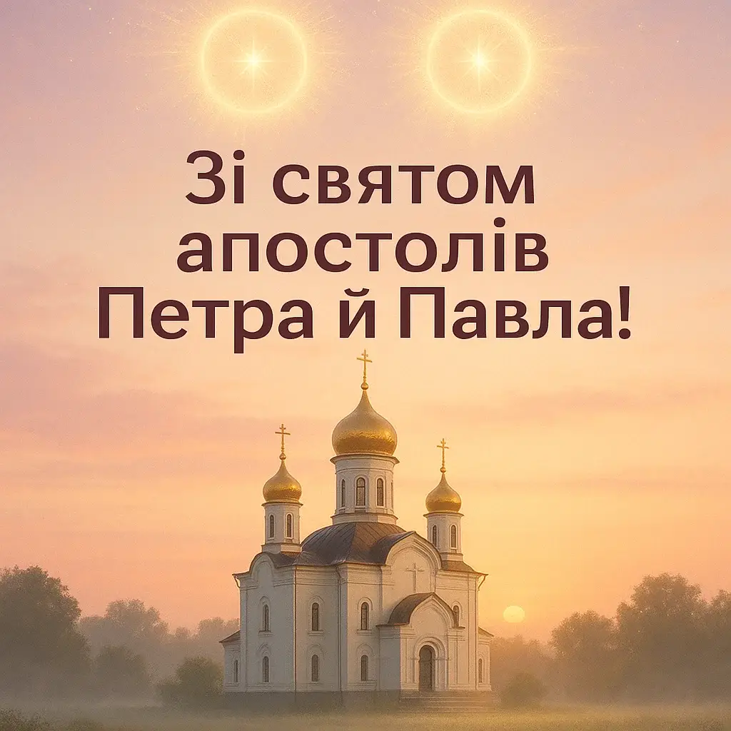Привітання з Петра і Павла