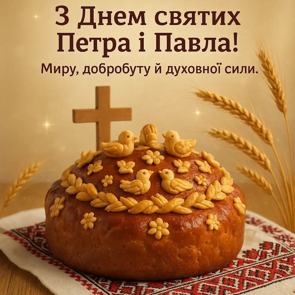 Привітання з Петра і Павла