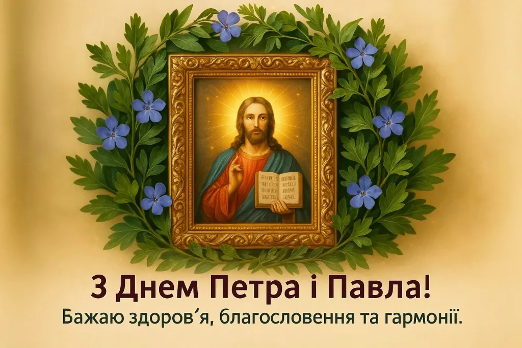 Привітання з Петра і Павла