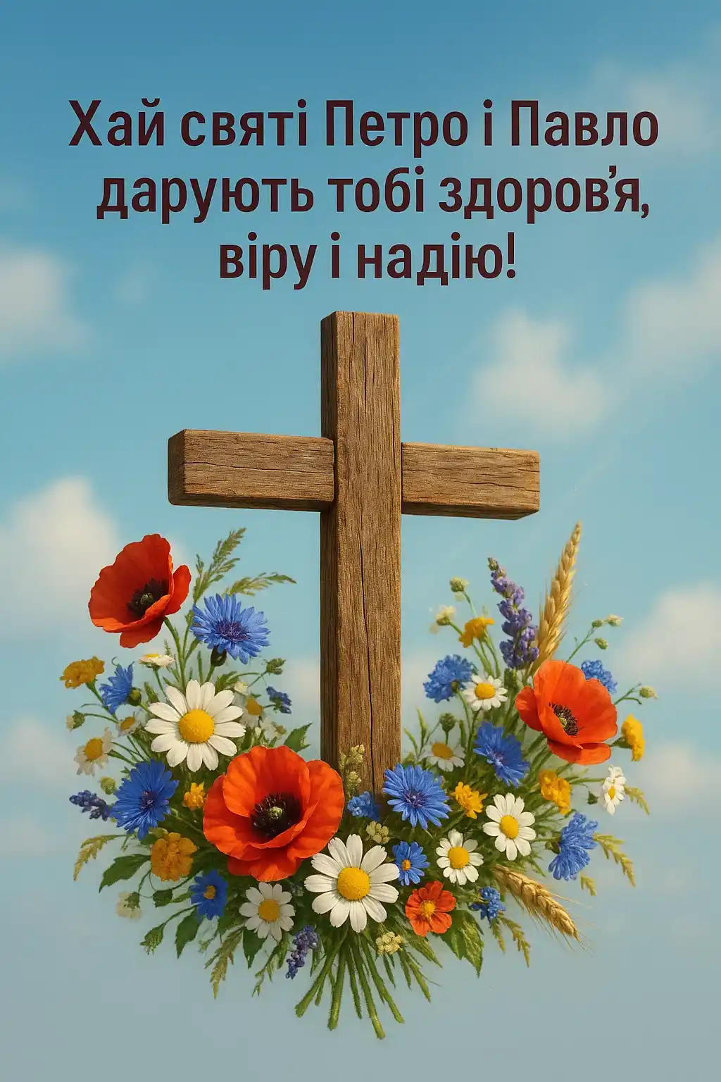 Привітання з Петра і Павла