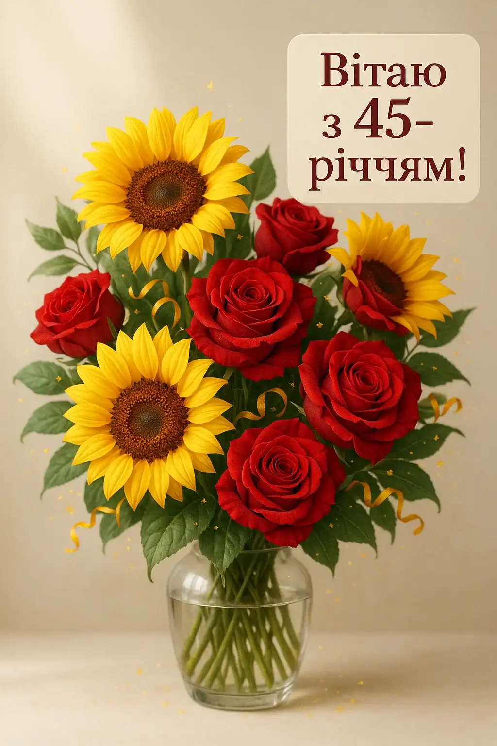 Привітання з 45 річчям
