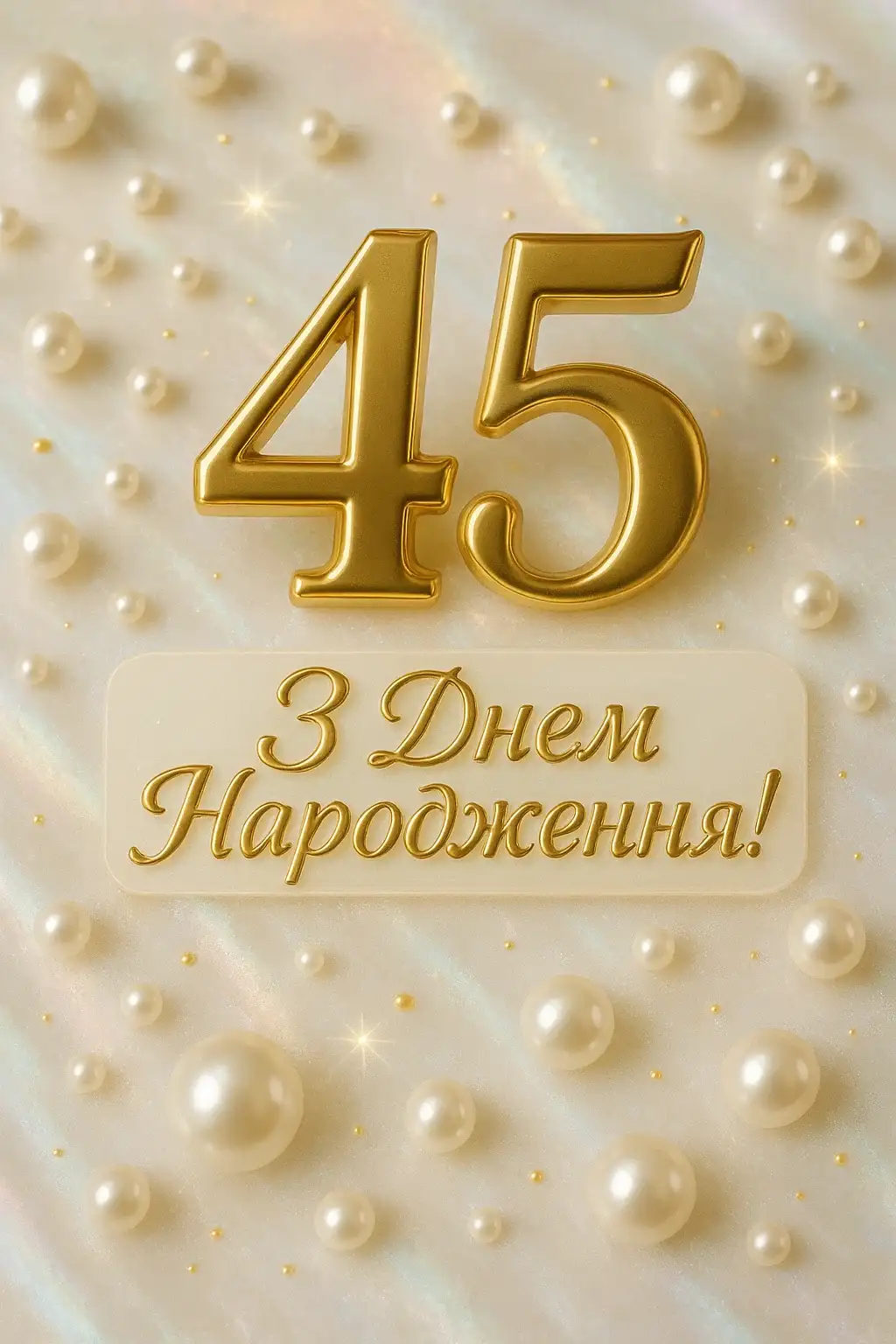 Привітання з 45 річчям