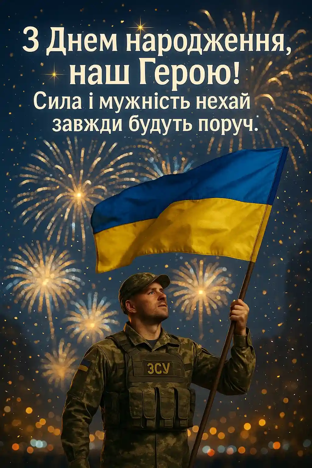 Привітання з днем народження воїну зсу