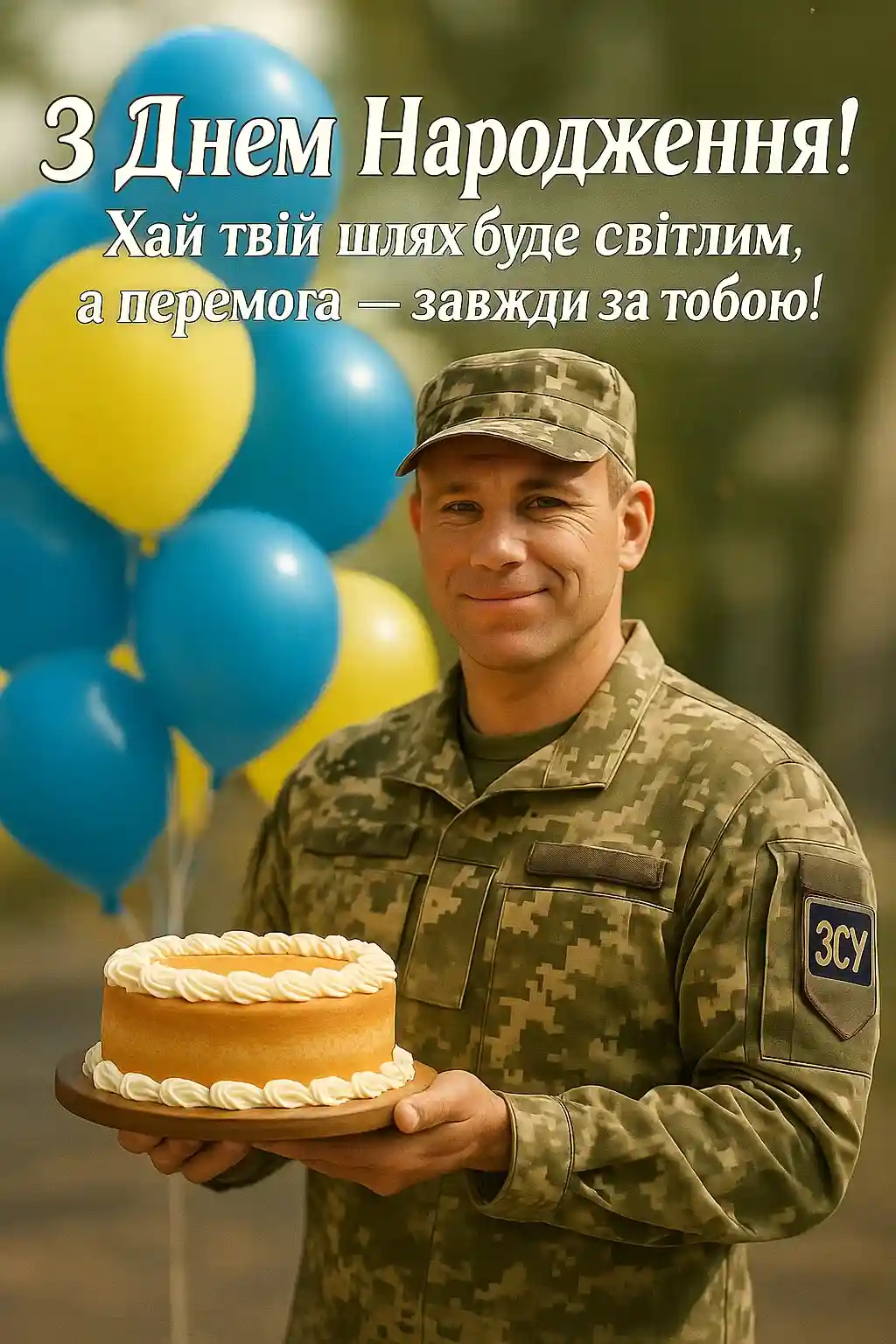 Привітання з днем народження воїну зсу