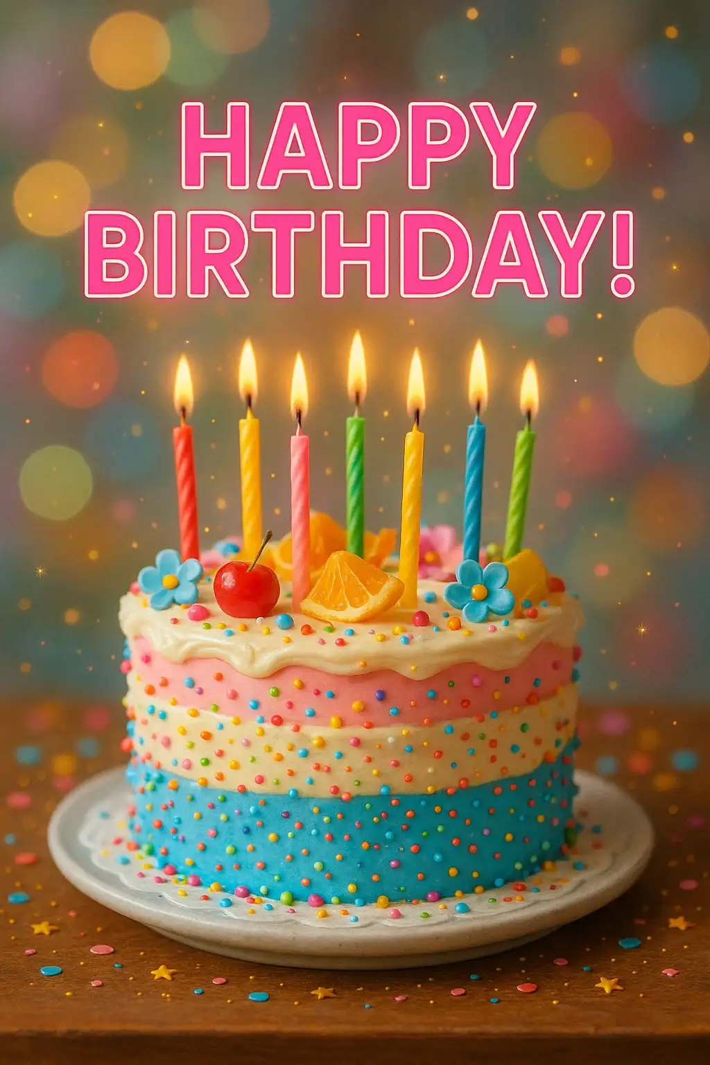 Вітальні листівки з happy birthday привітання