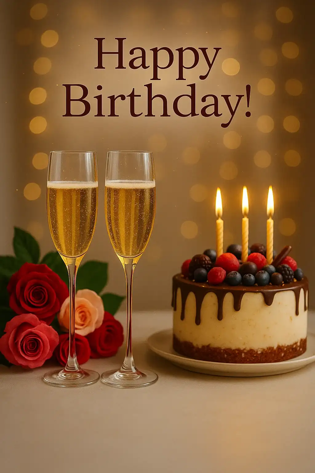 Вітальні листівки з happy birthday привітання