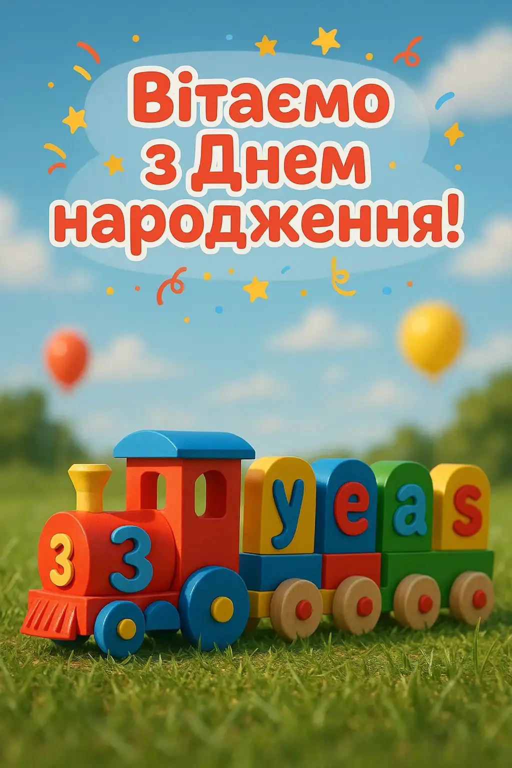 Привітання з днем народження хлопчику 3 роки Привітання з днем народження хлопчику 3 роки