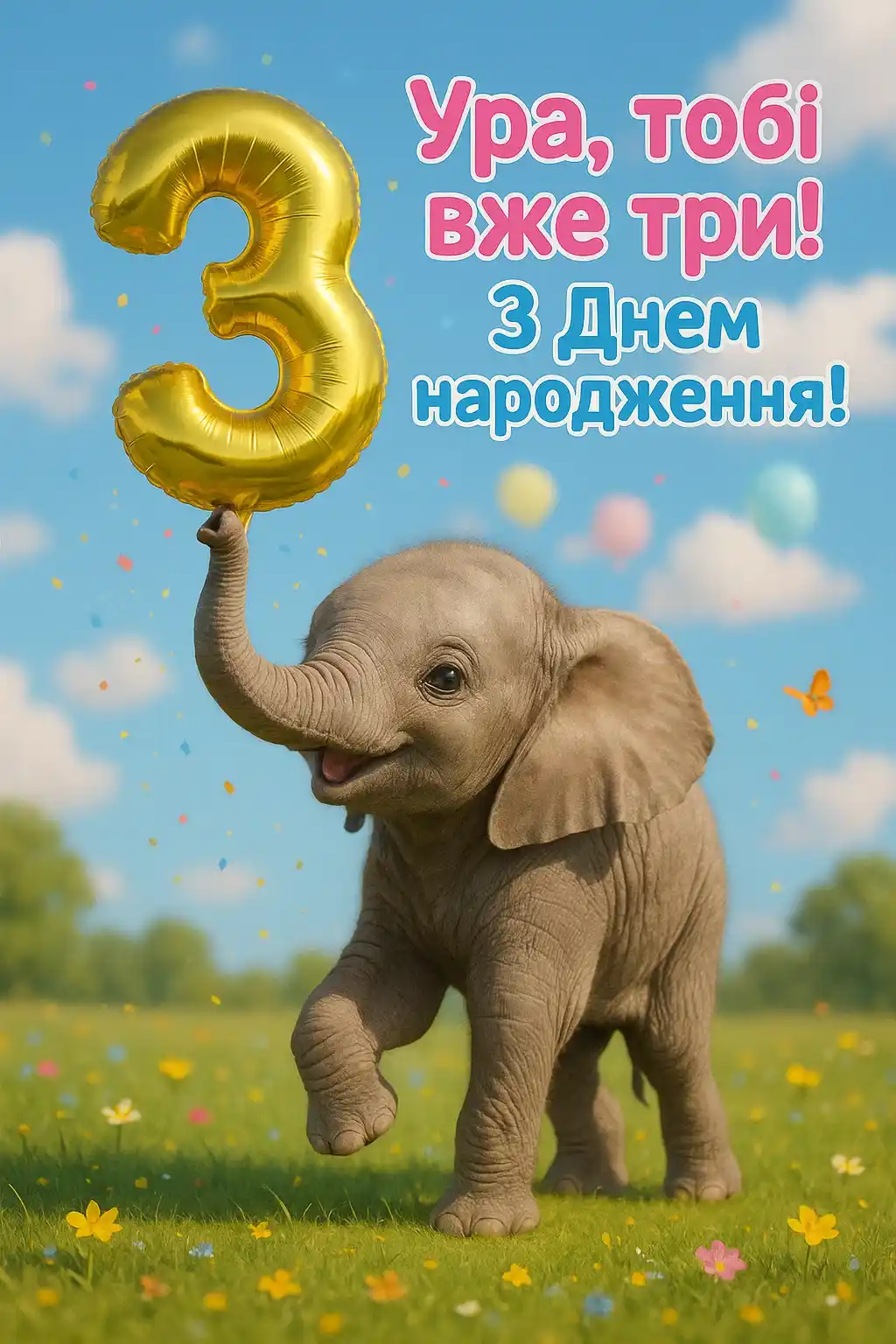 Привітання з днем народження хлопчику 3 роки Привітання з днем народження хлопчику 3 роки