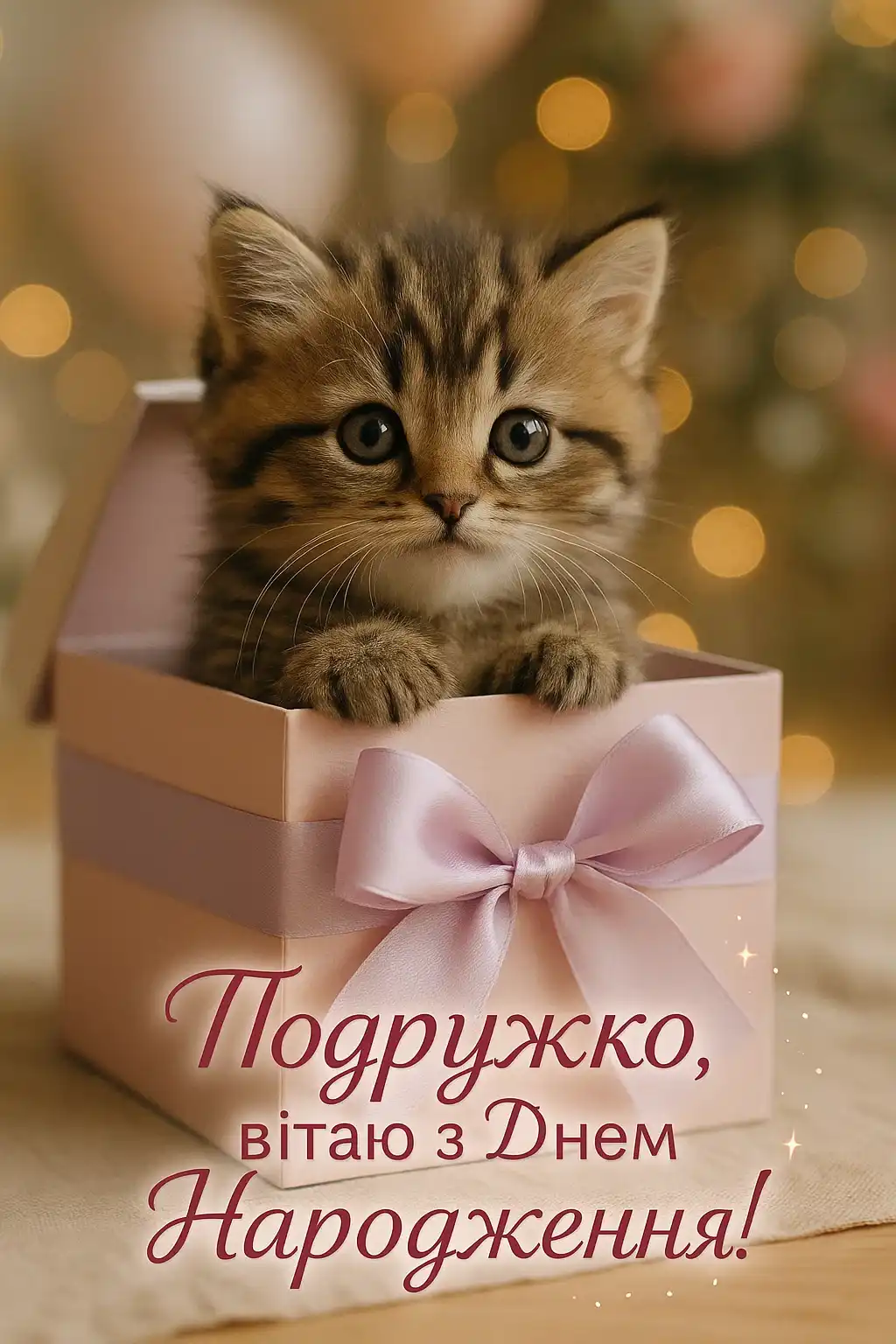 Гарне привітання з днем народження для подруги