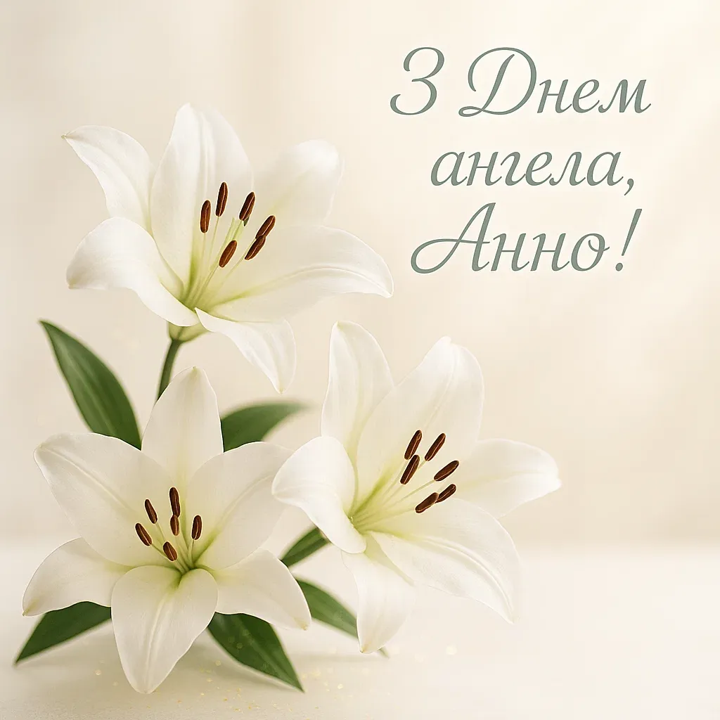 З днем ангела Анни привітання