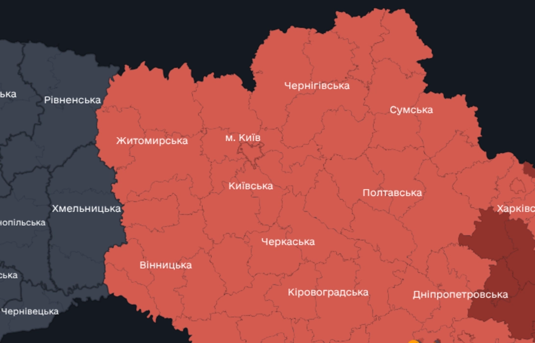 Ранкове попередження про балістичну атаку: Київ і область під підвищеною загрозою