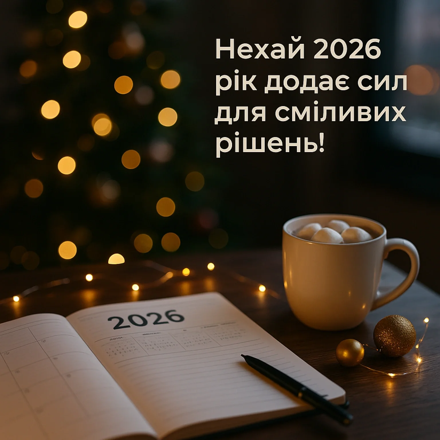 Привітання з новим роком 2026
