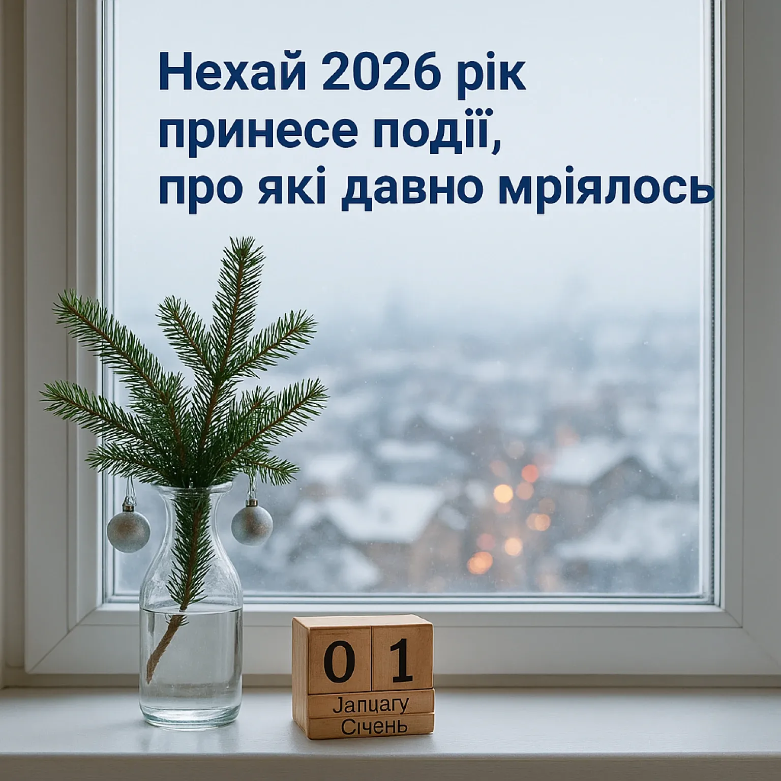 Привітання з новим роком 2026