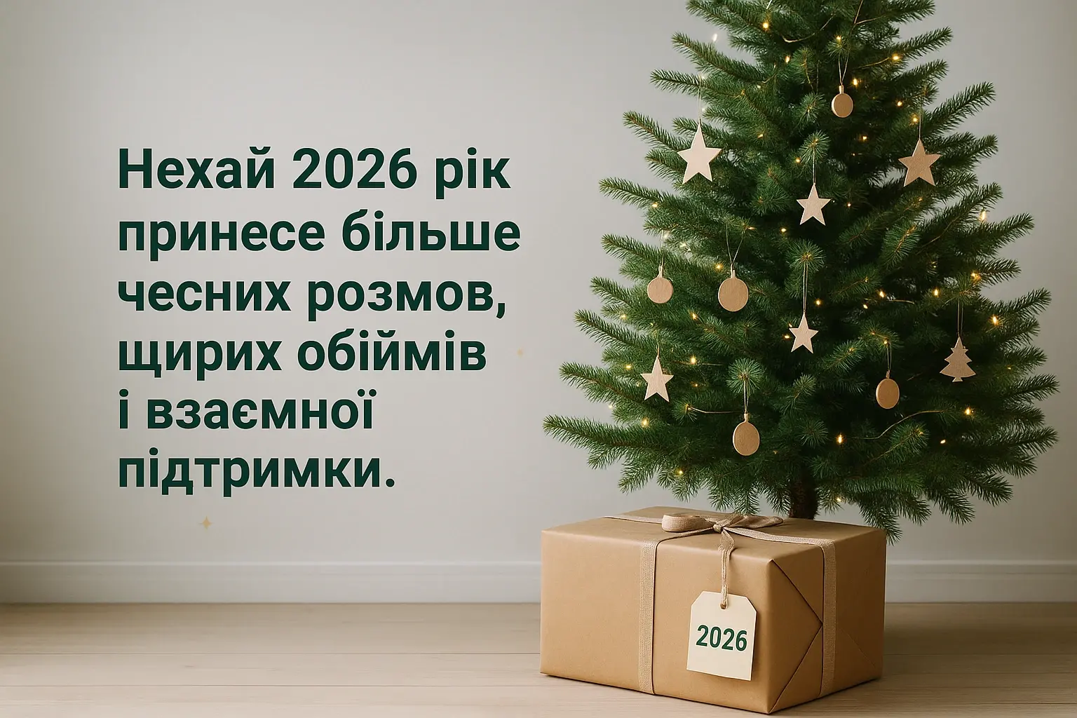 Привітання з новим роком 2026