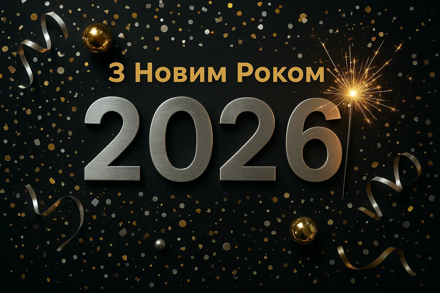 Привітання з новим роком 2026
