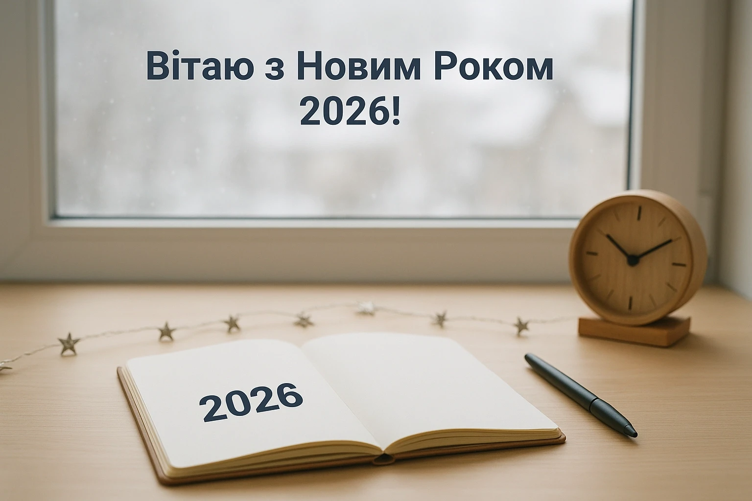 Привітання з новим роком 2026
