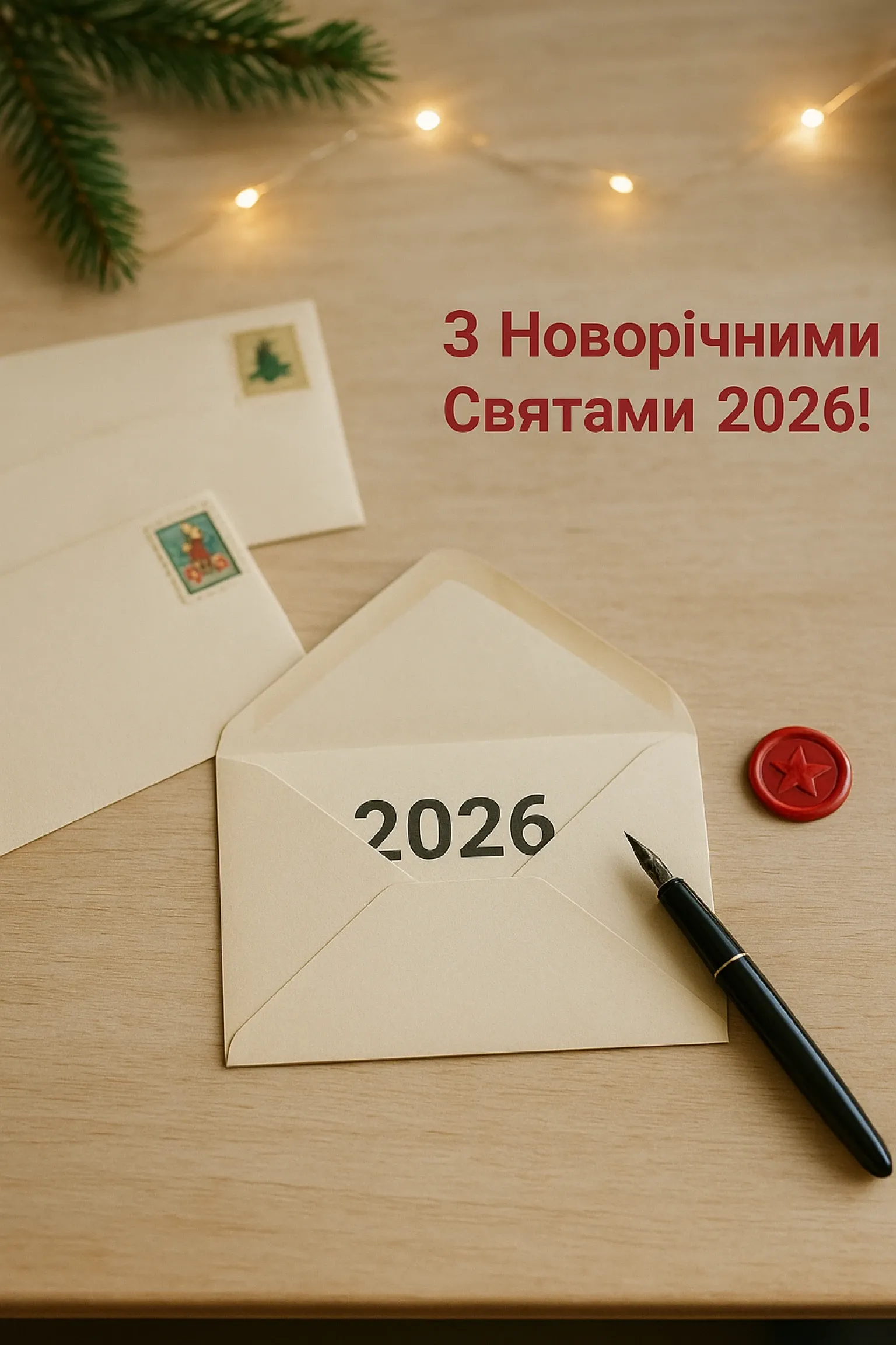 Привітання з новим роком 2026